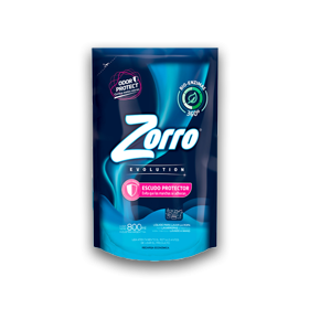 ZORRO JABON LIQUIDO EVOL ESCUDO PROT D/P  X 800 ML